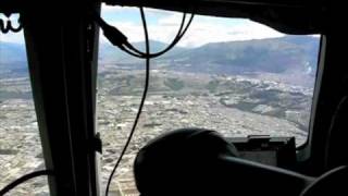 Lufthansa Cargo MD-11 Cockpit: Approach and Landing QUITO