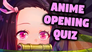 GUESS THE ANIME OPENING QUIZ CHALLENGE [VERY EASY - HARD]