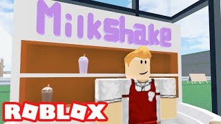 SERVING MILKSHAKE DRINKS IN ROBLOX RESTAURANT TYCOON (Roblox Restaurant Tycoon)
