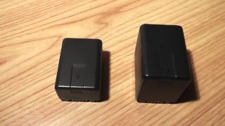 Panasonic Li-Ion Battery Pack VW-VBK 180 and VW-VBK 360