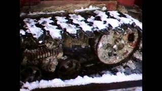 Dozer dt-75 spycharka snowplow