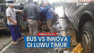 Bintang Timur Versus Innova Tabrakan di Atue Luwu Timur
