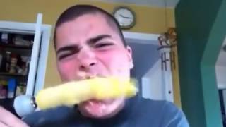 Поедание кукурузы при помощи дрели | How To Eat Drill-Corn