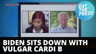 Biden Sits Down with Vulgar Cardi B