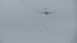 Высадка воздушного десанта в рамках ССУ «Запад-2021» в Калининградской области