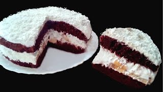 Самый вкусный торт | С заварным кремом, бананами и шоколадным бисквитом. Очень простой рецепт!