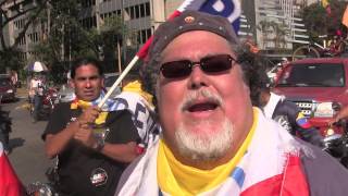 Con Juan Barreto desde La Plaza Venezuela, aporrea tvi, febrero 2014