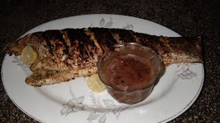 Fish Barbecue Recipe with Dhanak channel