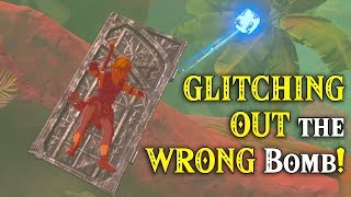 GLITCHING OUT the WRONG Bomb! Opening the Door in Zelda Breath of the Wild