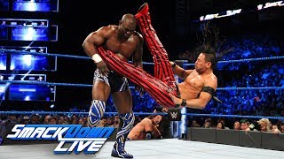AJ Styles & Shinsuke Nakamura vs. Chad Gable & Shelton Benjamin: SmackDown LIVE, April 3, 2018