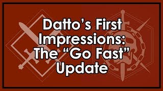Destiny 2: Datto's First Impressions - The "Go Fast" Update