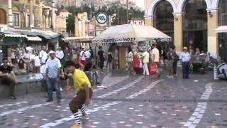 Cameel & Larin popping and Locking Street Show in Atheens