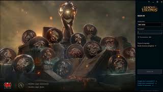 League of Legends ESPORTS MSI 2018 Login Screen + Music