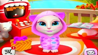 Мульт ИГРА Говорящая Анджела #9 Мультик про котиков # УШАСТИК KIDS