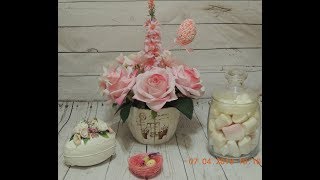 Поделки-переделки из FIX PRICE! /пасхальные поделки/шкатулка шебби шик