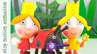Daisy & Poppy's Magic Fun Trail Ben and Holly Toys Characters 3d Figures Stop Motion Animation