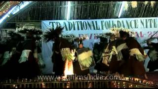 Traditional folk dance night of Siang River Festival, Arunachal Pradesh