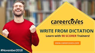 PTE - Write From Dictation - November Edition - D2L ©