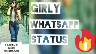 Girls Attitude Full Screen Female Version Girly Status By Aaiza Ansari WhatsApp Status