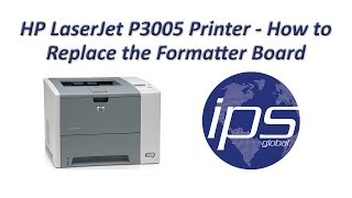 HP P3005 - How to Replace the Formatter Board