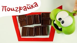 ?Ам Ням ?играем в магазин и учим цифры?Om Nom из игры Cut the Rope - Поиграйка с Катей