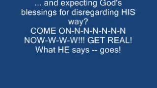 CHOOSE THIS DAY WHOM YOU WILL SERVE: GOD OR MAN.