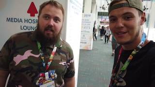 Влог №1. E3 2019. Встретил Wylsacom и Антона Логвинова. Эксклюзив по CyberPunk2077 и другие новинки.