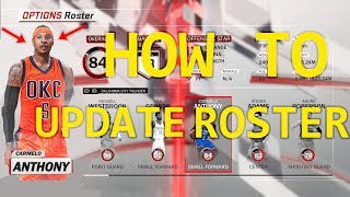 NBA 2K18 | How to UPDATE ROSTER (PC)