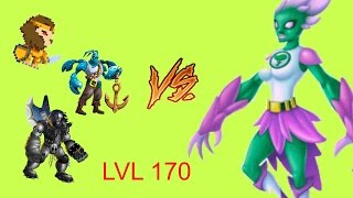 Monster legends - Final level 170 - Cyan natura Boss