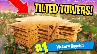 WE CLOSED IN TILTED TOWERS AND PLAYED HIDE AND SEEK! | Fortnite Battle Royale Custom Games