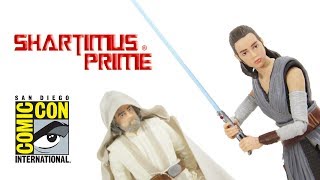 Star Wars Luke and Rey SDCC 2017 Exclusive 2-Pack 6 Inch Black Series Movie Action Figure Toy Review