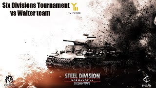 Steel Division Normandy 44 Six Divisions Tournament​ vs Walther team: Днестр и Жук хоронят ребят!