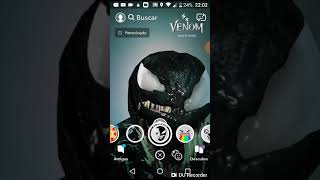 El filtro de venom en snapchat