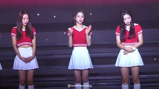 180819 LOONAbirth 이달의 소녀 엔딩 소감 희진 HeeJin 직캠 Cam