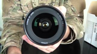 Unboxing Canon 60D with Canon EF 17 40mm f 4L USM Ultra Wide Angle Lens and Flycam Nano