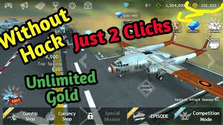 Gunship Battle Gold Trick Update 2019