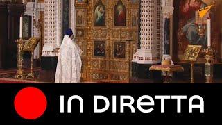 Mosca: liturgia pasquale nella Cattedrale di Cristo Salvatore
