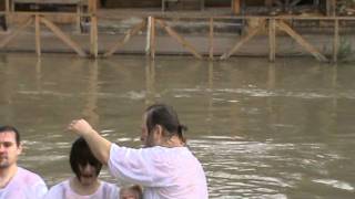 Купание в реке Иордан 2012 г. (часть 2)