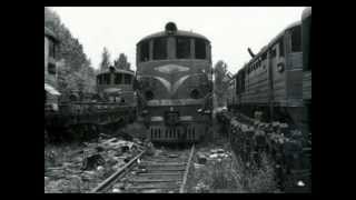 Кладбище тепловозов ТЭ3 1990 год