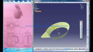 Catia V5 Tutorials|Wireframe and Surface Design|Rebuild A Mug|Part 1