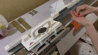 Основы вязания ажурной кареткой LC2 для Silver Reed SK280