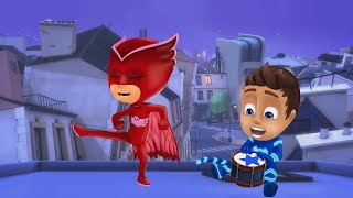 Pj Masks Color swap | Owlette and Catboy perform on stage