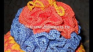 Цветок весенний - вязание крючком - Crochet flower