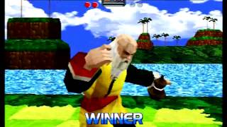 Fighters Megamix (Sega Saturn) 1P Mode as Shun