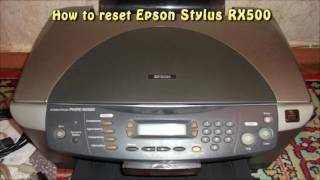Reset Epson RX500 Waste Ink Pad Counter