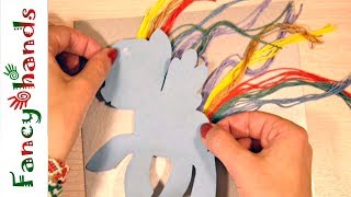 Май Литл Пони. РАДУГА ДЭШ аппликация. My Little Pony. Rainbow Dash applique