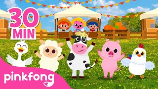 Cinco Animalitos Bailando Sin Parar y más | Aprende los Números | Pinkfong Canciones ​Infantiles