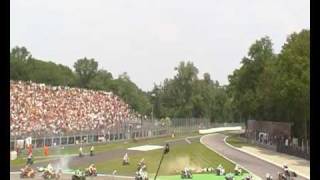 SBK MONZA 2009 INCIDENTE PARTENZA GARA 1