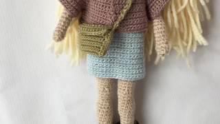 Вязаная кукла амигуруми knitted crochet doll amigurumi by sami_s_yshami