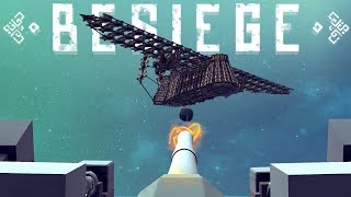 Besiege - Long-range Anti Air Cannon, 56 Rocket Tank, Running Walker & More - Besiege Best Creations
